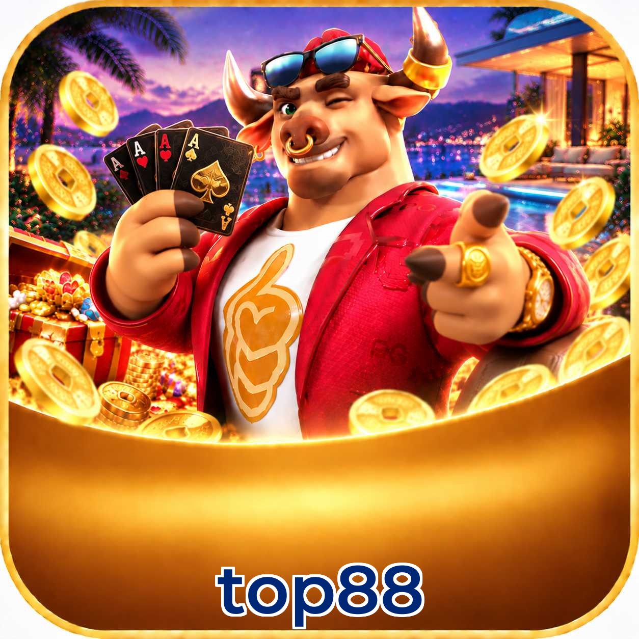 Grandes ganhos no cassino ao vivo da top88